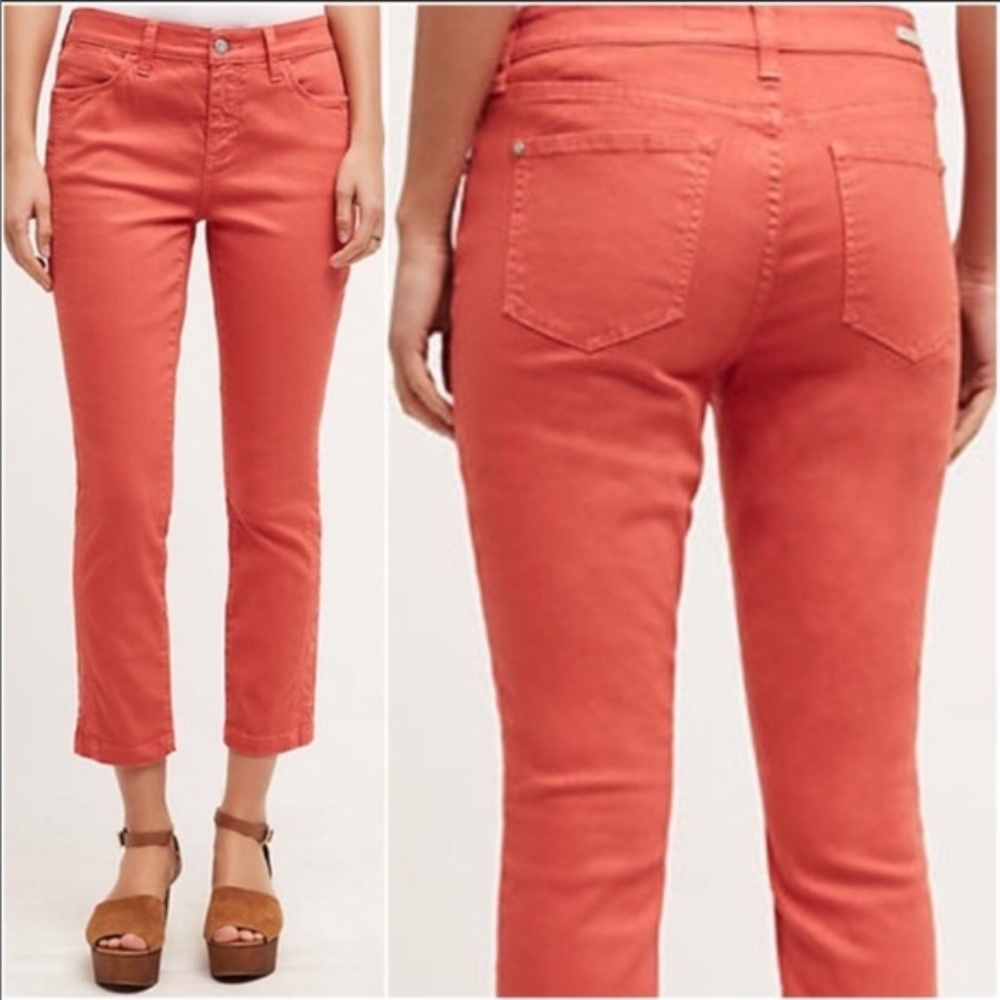 Anthropologie Pilcro Stet Cropped Jeans